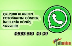 Çelik Reklam WhatsApp