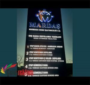 Işıklı Totem Tabela